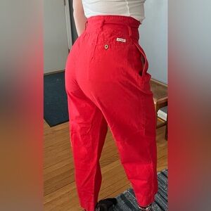 Nok Nok Vintage Red Trousers Size 11/12